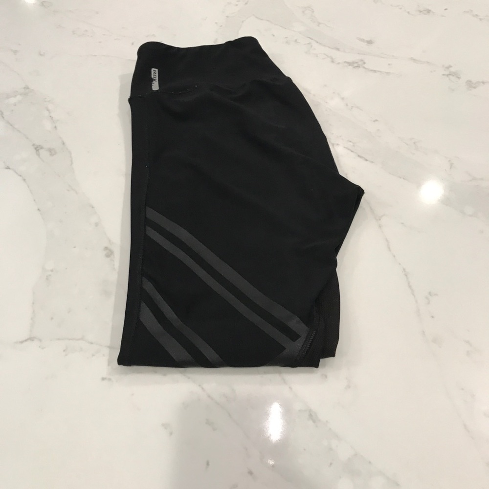 RBX BLACK MESH HIGH WAISTED WORKOUT LEGGINGS - Picture 3 of 11